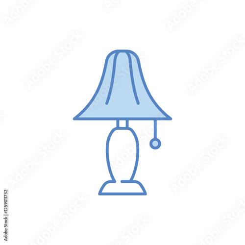 Bedside Lamp vector icon