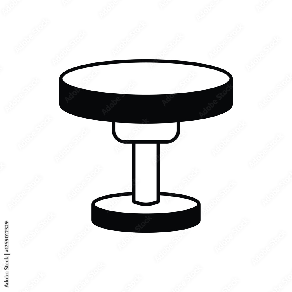 Coffee Table vector icon Coffee Table vector icon