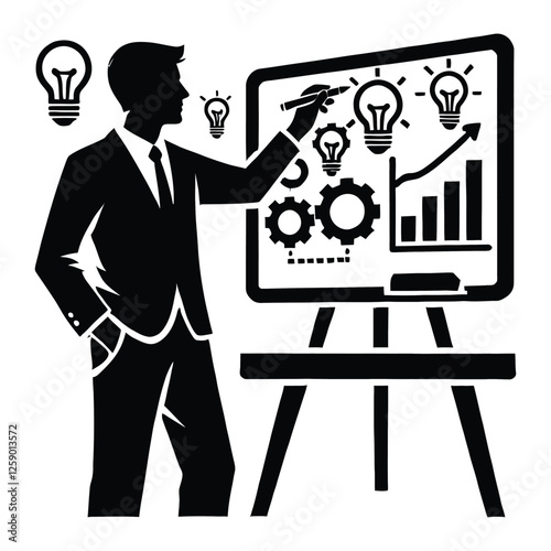 Marketing Strategist Silhouette