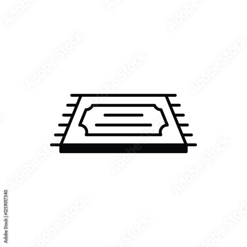 Carpet vector icon