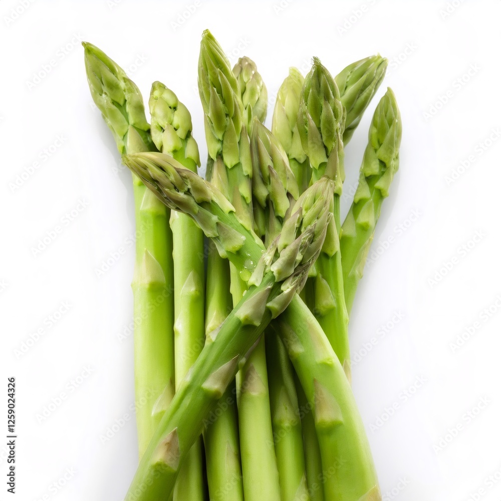 Fototapeta premium Vibrant green asparagus spears, creating a healthy and delicious culinary image