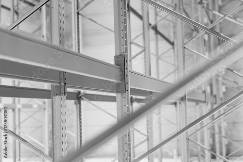 Slika na platnu warehouse systems include pallet racks, multi-tier racks, static shelving, mobile shelving, and mezzanine flooring