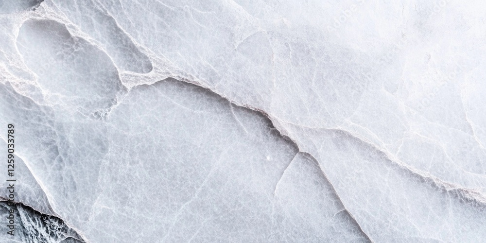 Obraz premium Textured white marble surface with natural veining patterns