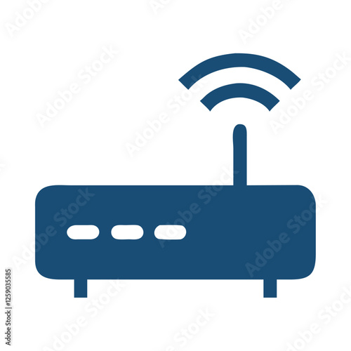 Wireless Router Device Telecommunications Industry Icon