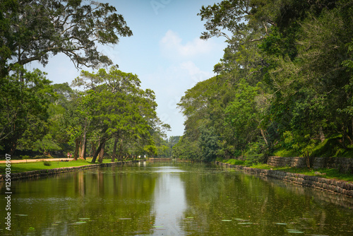 Sigiriya Fortress Rock is an ancient rock fortress located in the northern Matale District near the town of Dambulla in the Central Province, Sri Lanka