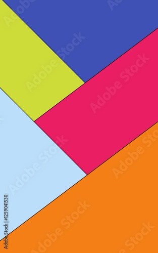 This vibrant abstract image features a dynamic composition of colorful geometric shapes Free Download This vibrant abstract image features a dynamic composition of colorful geometric shapes - GFXLoad