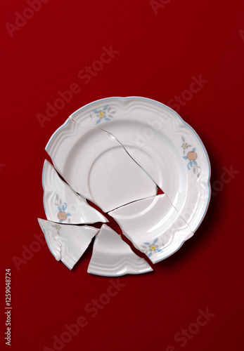 Broken plate