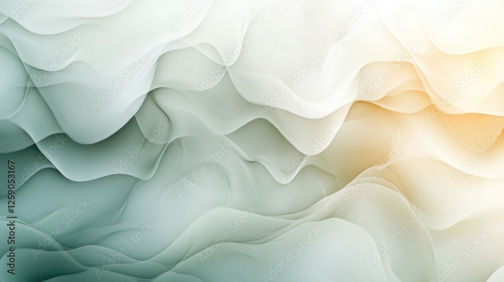 Obraz premium colorful abstract wave light blue background curve texture design.