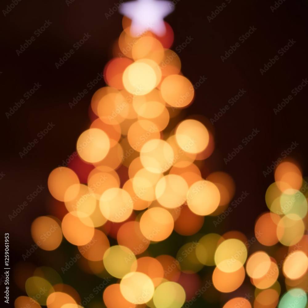 Obraz premium Abstract colorful christmas bokeh background Bokeh light lights background bokeh abstract light bright effect shiny