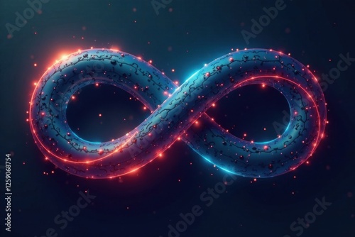 A stylized line representing a family relation, formed by intertwining lines and shapes, attachment, harmony , connection