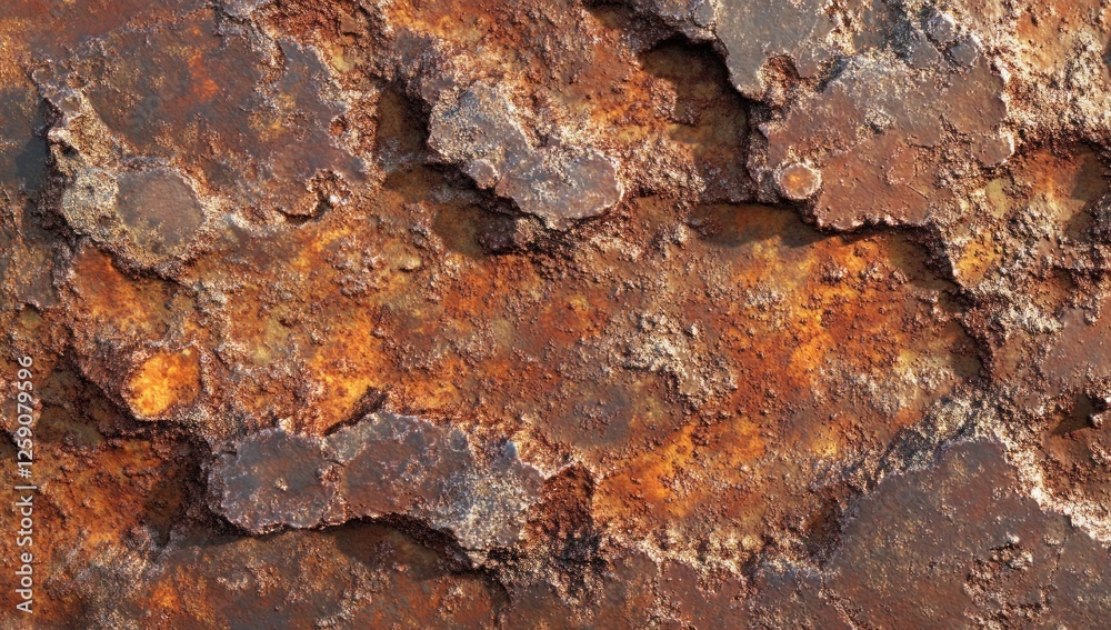 Rustic Texture: A Close-Up of Heavily Oxidized Metal Rustic Texture: A Close-Up of Heavily Oxidized Metal