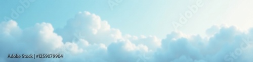 Blurred cloud formations on a pale light blue background with subtle color gradations , peaceful, light blue photo