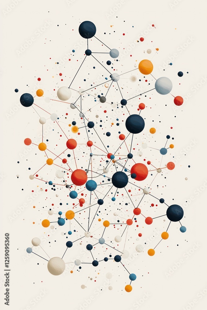 Chemical compounds and atomic structures in a clean, simplified diagram for educational use. Chemical compounds and atomic structures in a clean, simplified diagram for educational use.