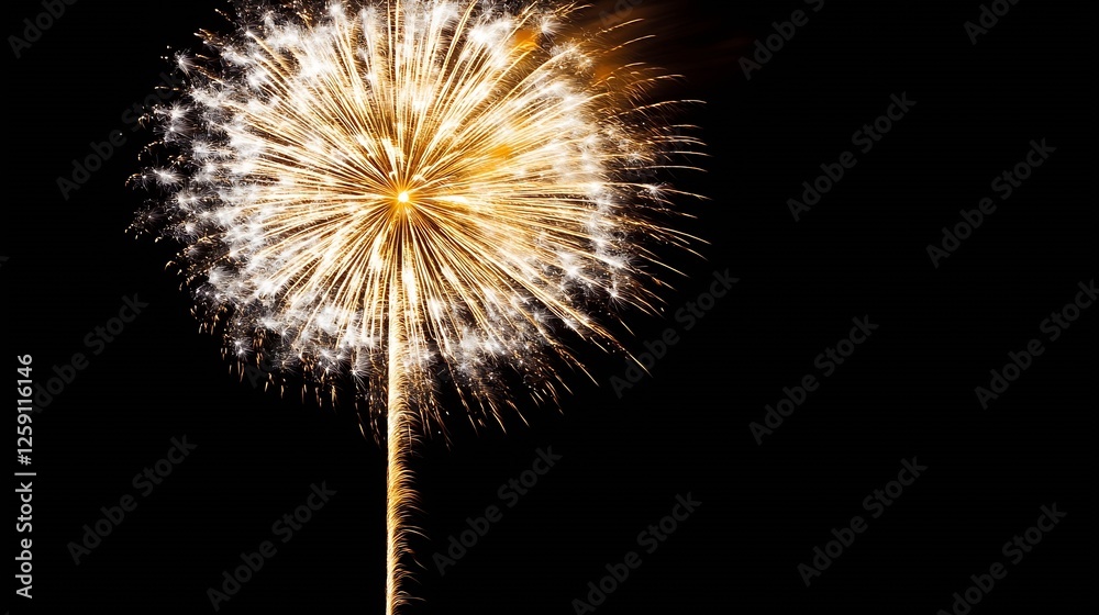 Spectacular Firework Burst in the Night Sky Creating a Stunning Visual Display : Generative AI Spectacular Firework Burst in the Night Sky Creating a Stunning Visual Display : Generative AI