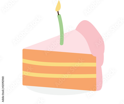 Birthday Cake With Candle