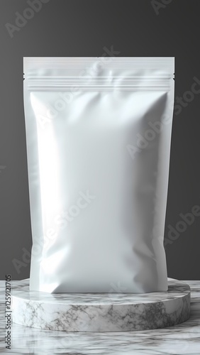 High-End Product Packaging Pouch Mockup - BRANDING DISPLAY photo