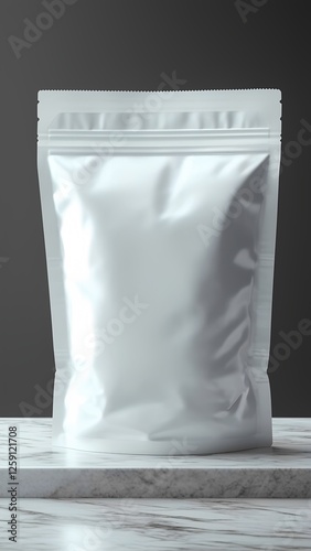 High-End Product Packaging Pouch Mockup - BRANDING DISPLAY photo