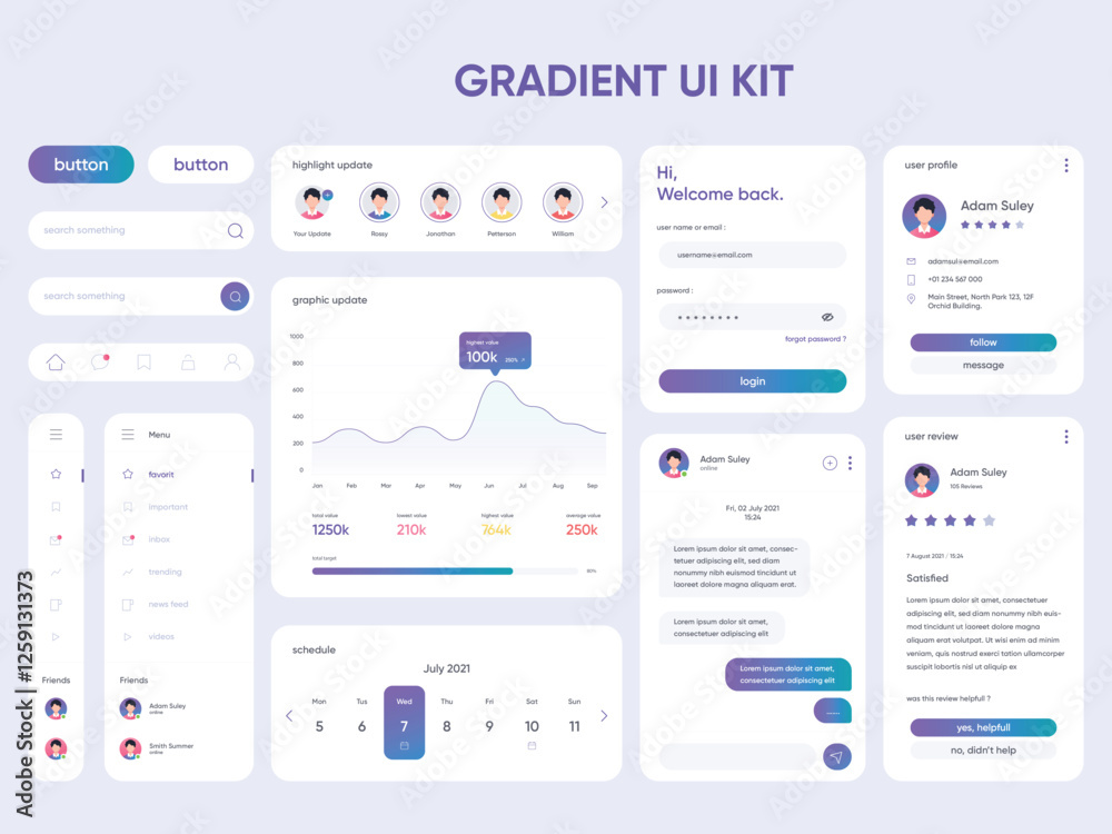 Gradient UI Kit