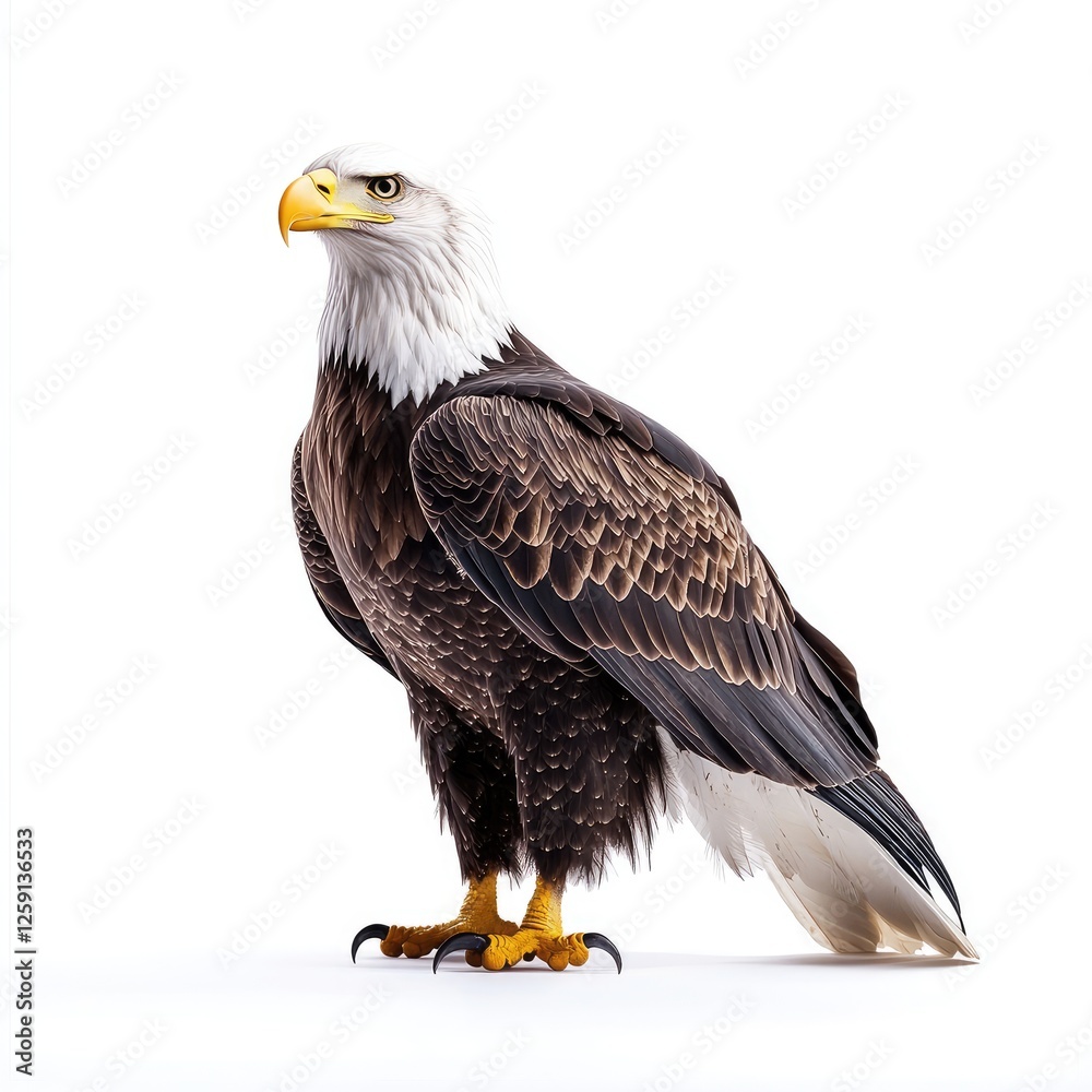 Obraz premium Majestic Bald Eagle: A Symbol of Freedom and Power in Nature Photography