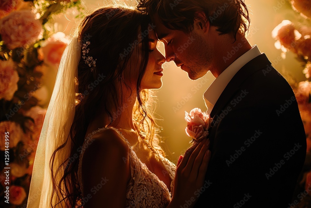 Love's promise: A close-up of intertwined hands before the first kiss Love's promise: A close-up of intertwined hands before the first kiss
