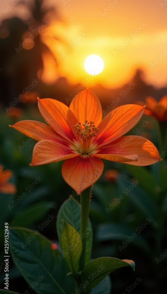 The golden light of sunrise casts a warm glow on an xique xique flower in the caatinga, florido, xique xique, tropical sunrises The golden light of sunrise casts a warm glow on an xique xique flower in the caatinga, florido, xique xique, tropical sunrises