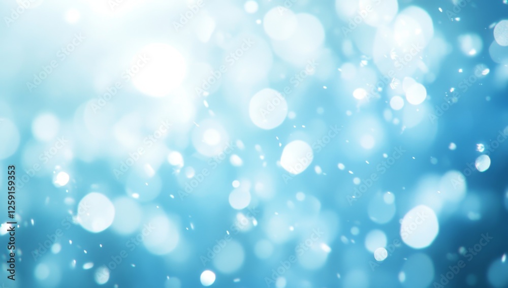 Winter bokeh background with light and sparkles Winter bokeh background with light and sparkles