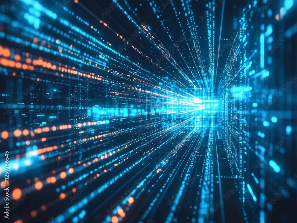 Digital data tunnel; glowing, abstract lines. Background network structure. Use technology concept Digital data tunnel; glowing, abstract lines. Background network structure. Use technology concept
