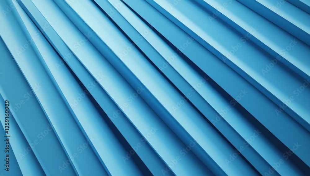 Obraz premium Abstract blue diagonal lines, geometric background, modern design