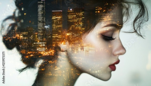 City Lights Within: A Nocturnal Portrait of Urban Dreams