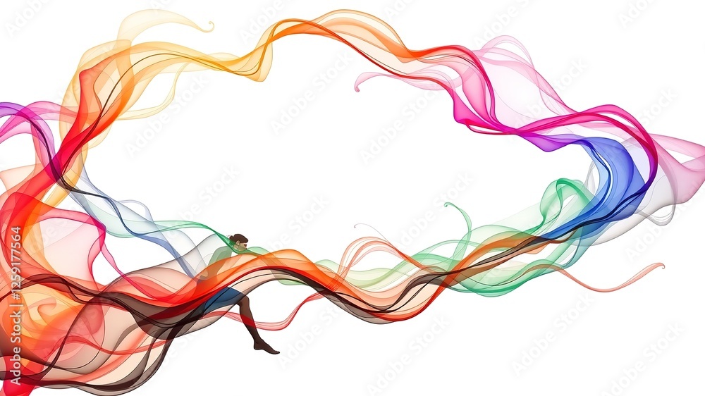 Fototapeta premium Dance of Human Potential: Artistic Expression Through Movement