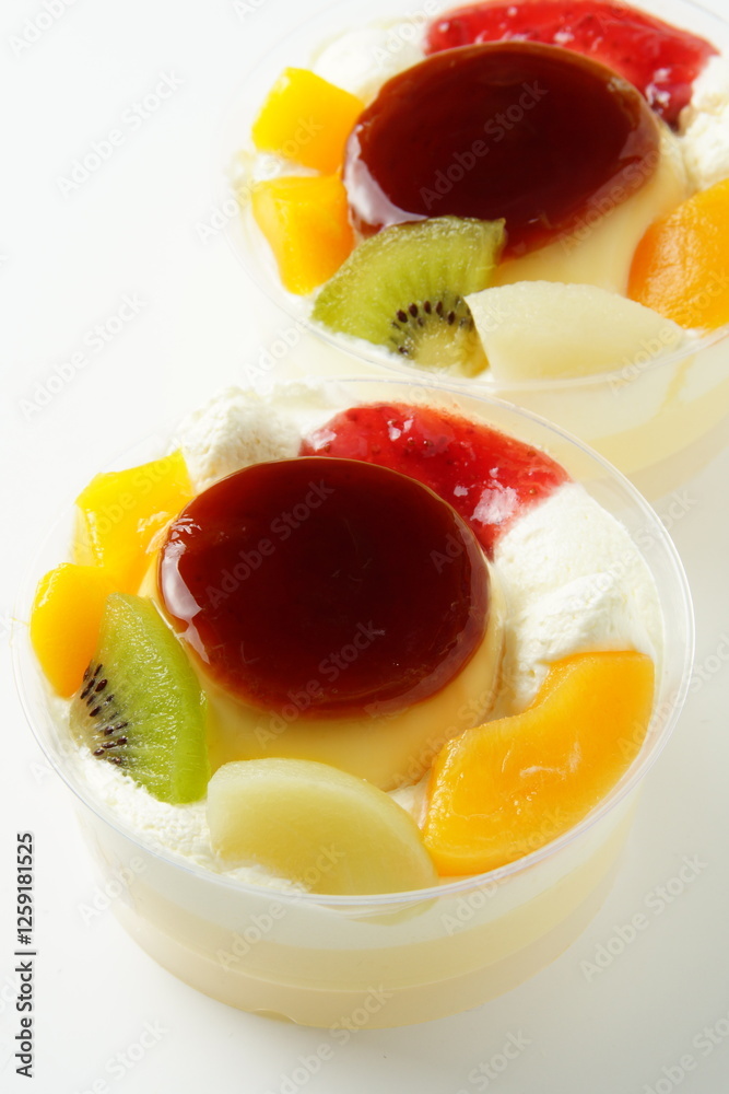 プリンアラモード