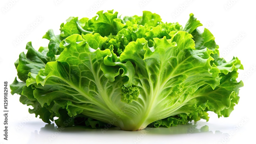 Close-up Stock Photo of Green Lettuce Head Cut in Half Close-up Stock Photo of Green Lettuce Head Cut in Half