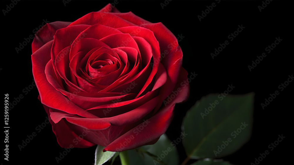 Valentine s red rose element set isolated Valentine s red rose element set isolated