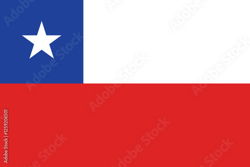 Flag of Chile. Chile flag official colors and proportion digital vector illustration Free Download Flag of Chile. Chile flag official colors and proportion digital vector illustration - GFXLoad