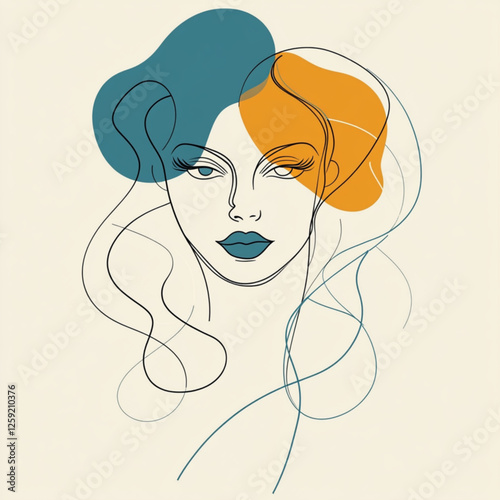 girl with a flower