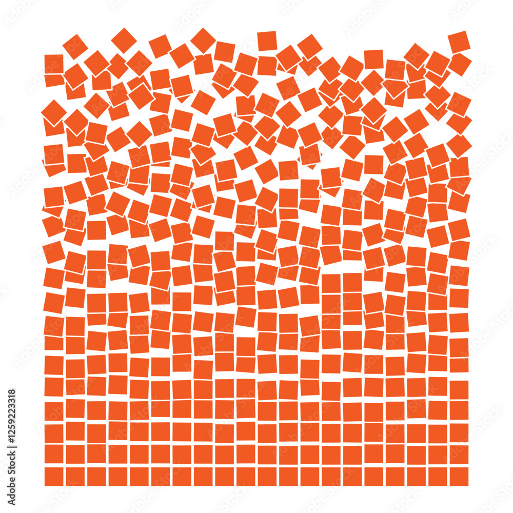 top to bottom transformation from  chaos to structured organization 