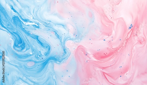 Wallpaper Mural Abstract pink and blue liquid paint swirl background Torontodigital.ca