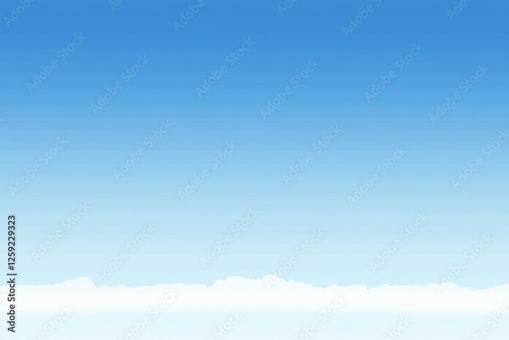 Clear sky, horizon, clouds, sunny day Clear sky, horizon, clouds, sunny day