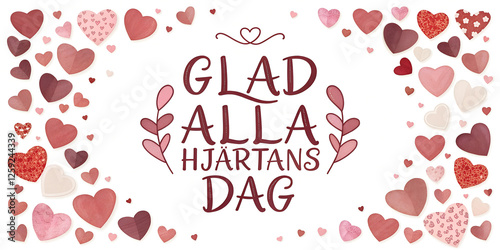 A charming Valentine's Day card with 