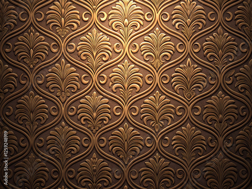 damask pattern background 