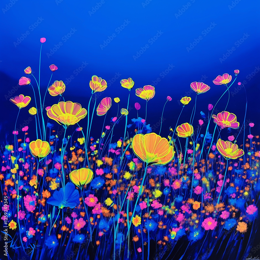 Obraz premium flower fields