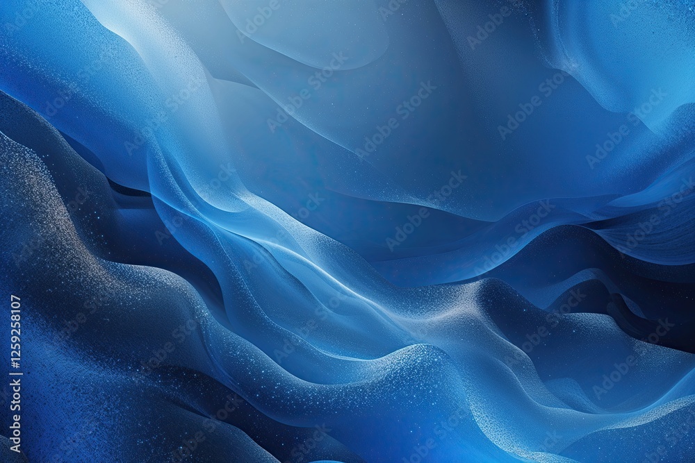 Obraz premium Blue Gradient Abstract Background with Textured Grainy Effect Evoking Depth and Motion