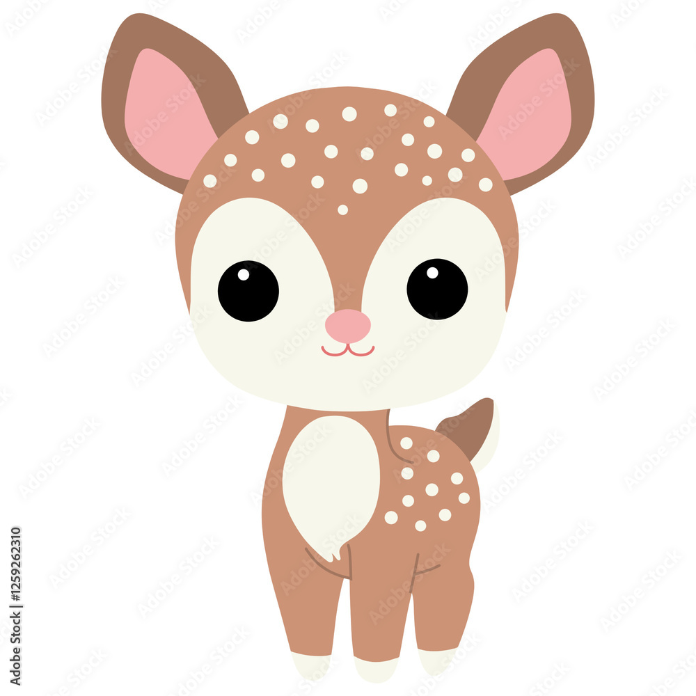 Cute animal deer illustration Cute animal deer illustration