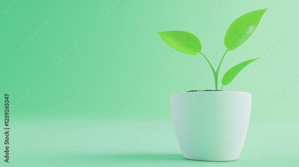 Growing green indoor plant care essentials for your home minimalist design bright environment close-up view Growing green indoor plant care essentials for your home minimalist design bright environment close-up view