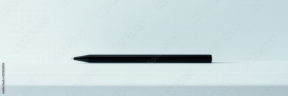 A sleek modern pen, isolated againsta clean white surface A sleek modern pen, isolated againsta clean white surface
