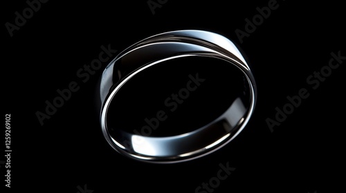 Elegant Silver Ring: A Symbol of Commitment and Love