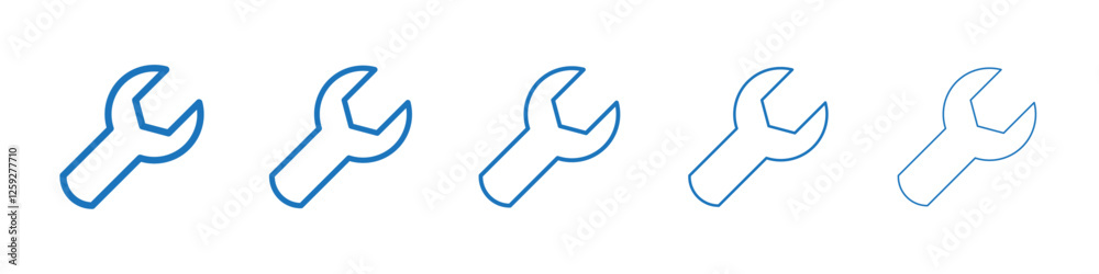 Repair icon Symbol collection thin outline set Repair icon Symbol collection thin outline set