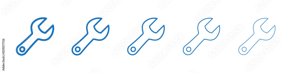 Repair tools icon Symbol collection thin outline set Repair tools icon Symbol collection thin outline set