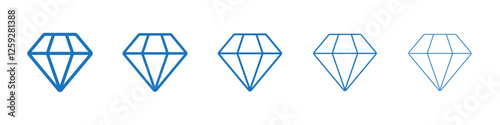 Values icon Symbol collection thin outline set