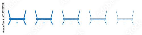 Weight loss icon Symbol collection thin outline set